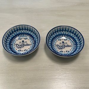 Don Julio 1942 guacamole bowls set of 2 NEW dishes cookware festive